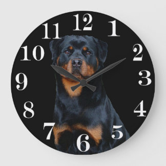 Relógio Grande Rottweiler