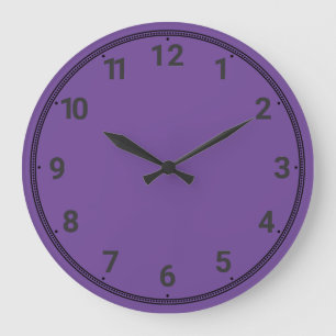Relógio Grande Roxo