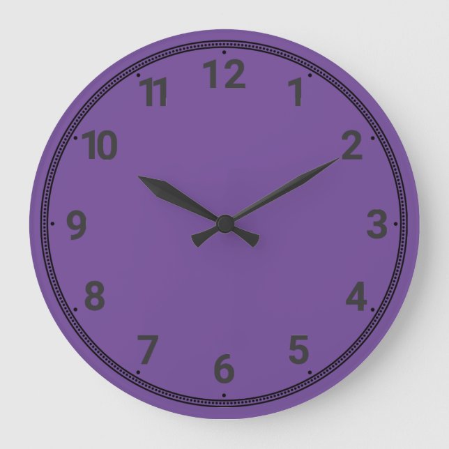 Relógio Grande Roxo (Frente)