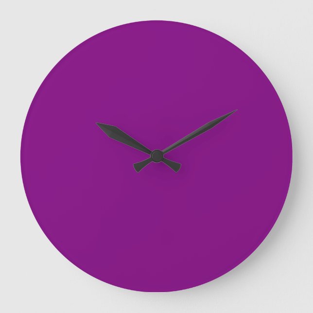 Relógio Grande Roxo (Frente)