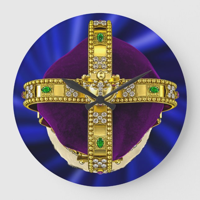 Relógio Grande Rua Edwards Coroa com Pele (Frente)