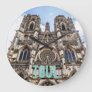 Relógio Grande Rua Tol. presente da Catedral de Etienne France