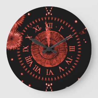 Relógio Grande Ruby Midnight Clock