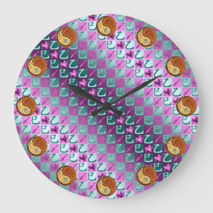 Relógio Grande Sagitário & Cobra de Madeira