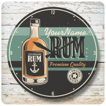 Sailor Personalizado Rum Liquor Bottle Sign
