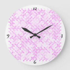 Relógio Grande Sakura Drift – Soft Bloom