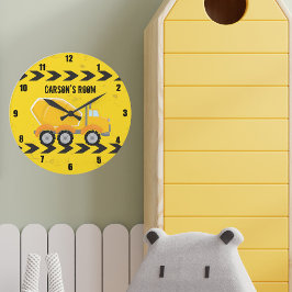 Relógio Grande Sala de Crianças Personalizadas para Veículos de C