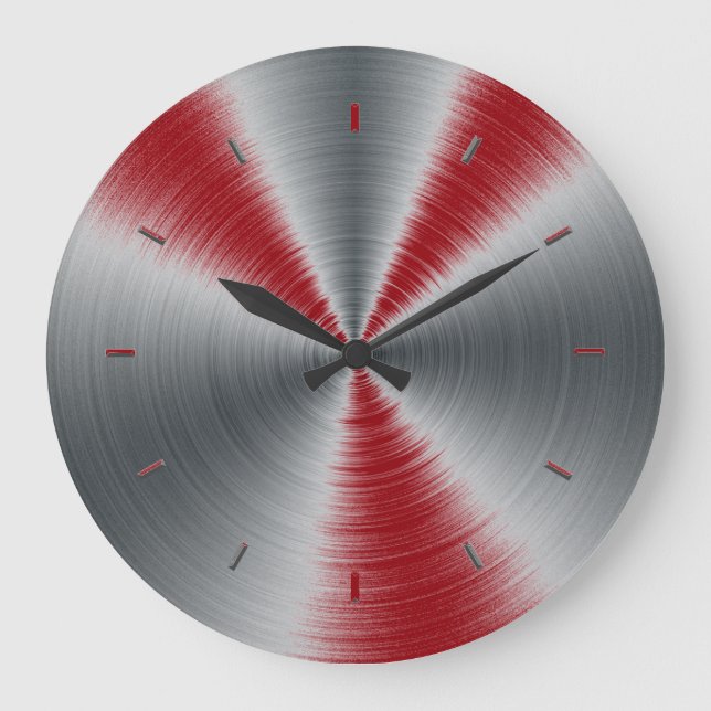 Relógio Grande Sangria Destaca Uma Cor (Frente)