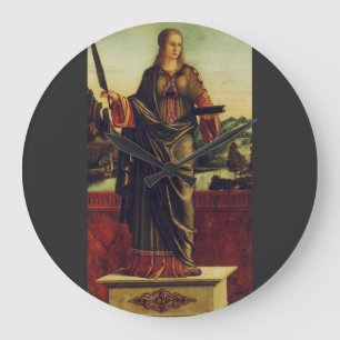 Relógio Grande Santa Anastácia de Roma Arte Premium