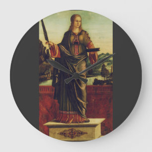 Relógio Grande Santa Anastácia de Roma Arte Premium