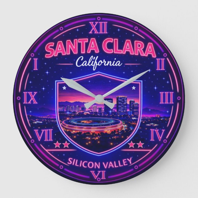Relógio Grande Santa Clara California Silicon Valley  (Frente)
