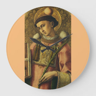 Relógio Grande São Estêvão o Protomártir Iconografia de Arte Fina