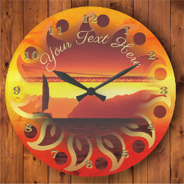 Relógio Grande São Francisco Sunset 1124