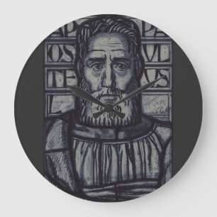 Relógio Grande São Paulo o Apóstolo Arte Sacra Gráfica Moderna