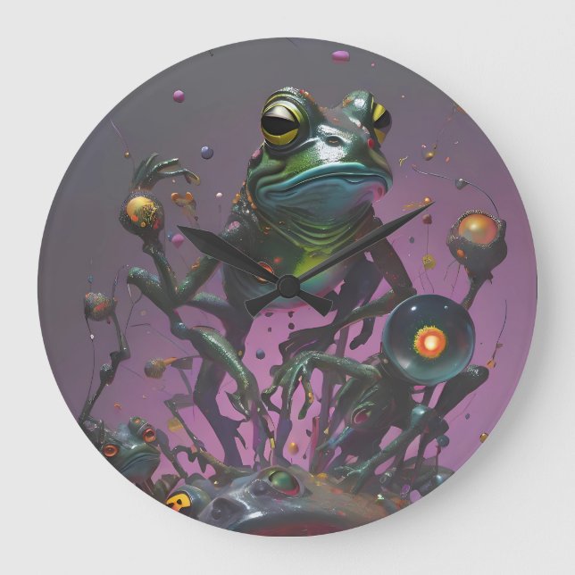 Relógio Grande Sapo Tudo II  (Frente)