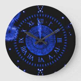 Relógio Grande Sapphire Midnight Clock
