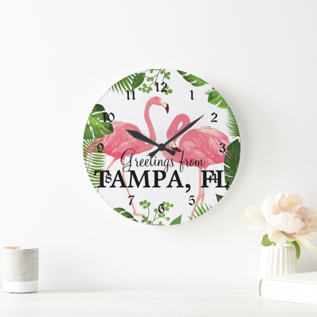 Relógio Grande Saudações de Tampa, FL (Lar)