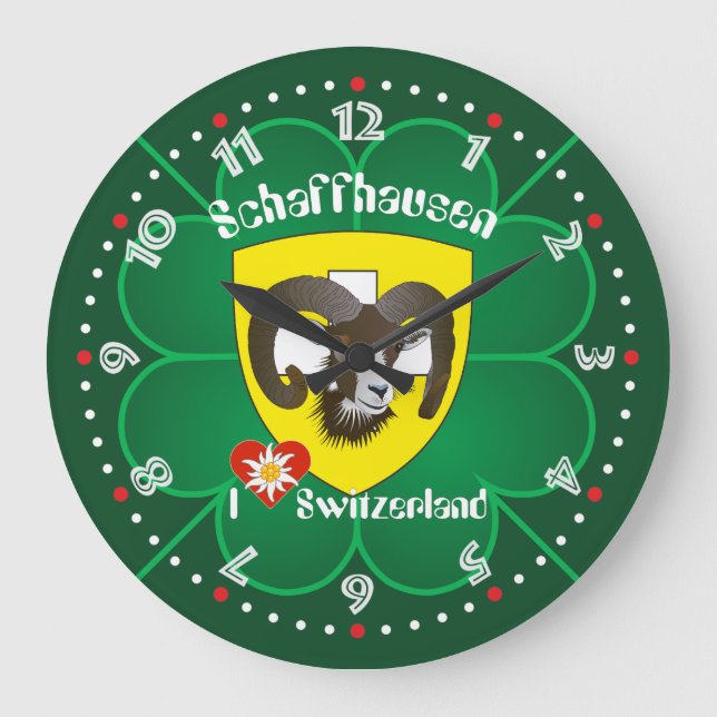 Relógio Grande Schaffhausen - Schweiz - Suisse - Svizzera Uhr (Frente)