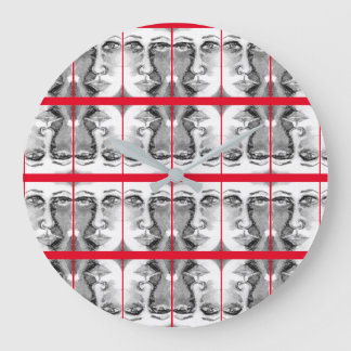 Relógio Grande Sci-Fi - Lanore de Poe de fantasia e Annabelle Lee