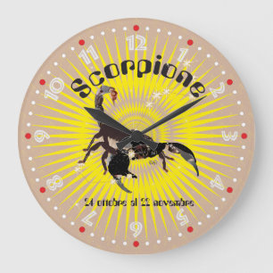 Relógio Grande Scorpione 24 al ottobre 22 Orologio novembre