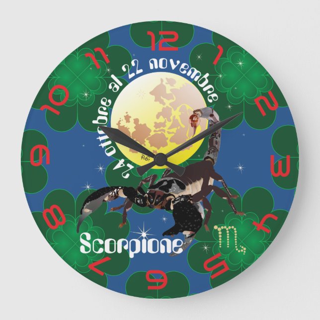 Relógio Grande Scorpione 24 al ottobre 22 Orologio novembre (Frente)