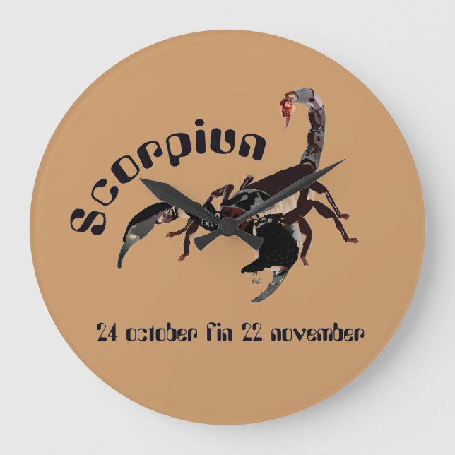 Relógio Grande Scorpiun 24 de outubro de 22 de novembro Uhr (Frente)