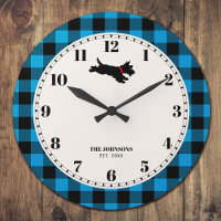 Scottie Dog Buffalo Check Blue