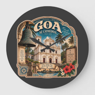 Relógio Grande Sé Catedral Goa – Património de Goa Antiga