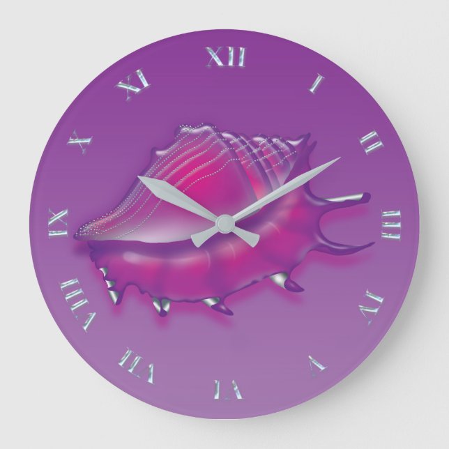 Relógio Grande Seashell (Frente)