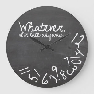 Relógio Grande Seja como for, estou atrasado.