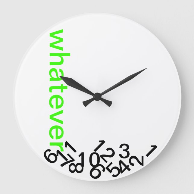 Relógio Grande Seja lá o que for a hora! (Frente)