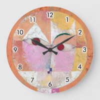 Senecio, Paul Klee Square Wall Clock