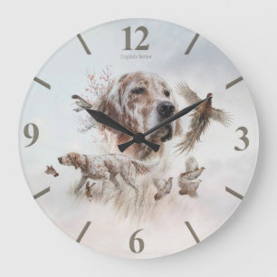Relógio Grande Setter Lindo, Arte