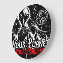 Seu Planeta Seus Problemas Alien Espaço Sarcástico