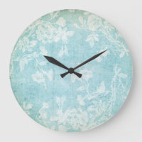 Shabby White e Blue Floral