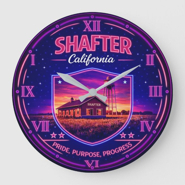Relógio Grande Shafter California Heritage (Frente)