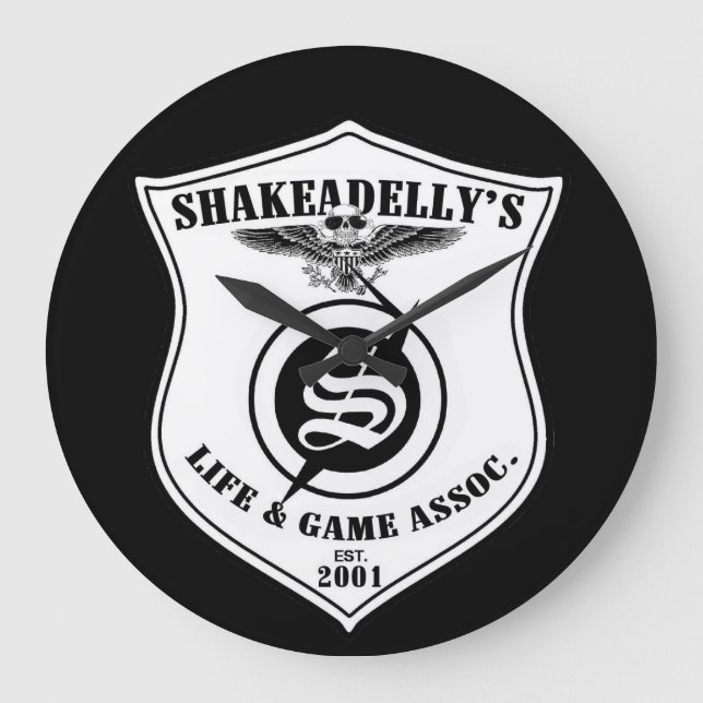 Relógio Grande Shakeadellys_Uhr_Logo (Frente)