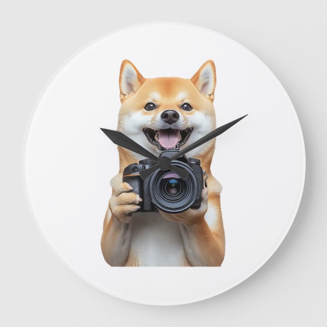Relógio Grande Shiba Inu     (Frente)