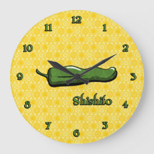 Relógio Grande Shishito Chili Pepper Clock