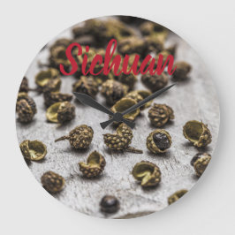Relógio Grande Sichuan Pepper Chinês Cuisine