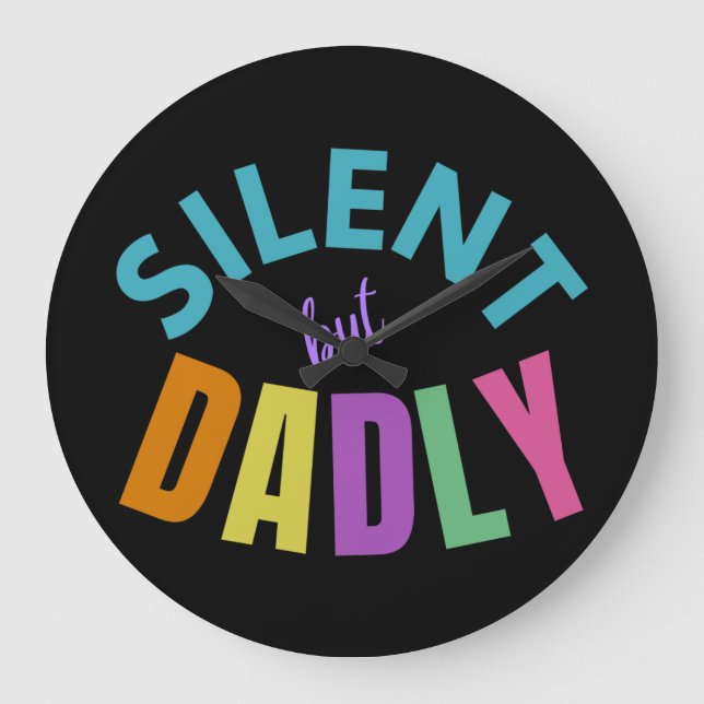 RELÓGIO GRANDE SILENCIOSO, MAS DIARIAMENTE (Frente)