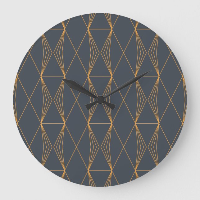 Relógio Grande Simple, elegant, cool, trendy line graphic pattern (Frente)