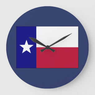 Relógio Grande Sinalizador Texas Lone Star