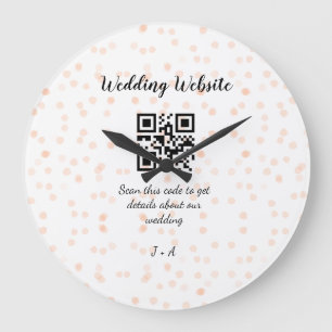 Relógio Grande site de casamento código QR de verificação para de