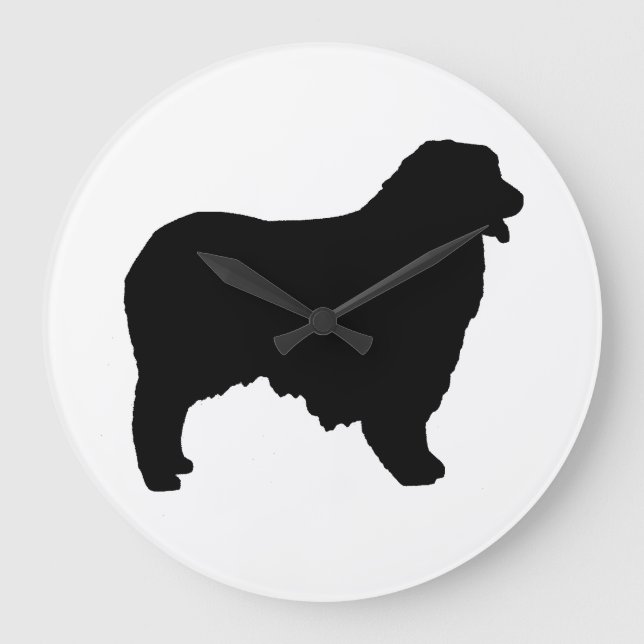 Relógio Grande Sítio Shepherd australiano (Frente)