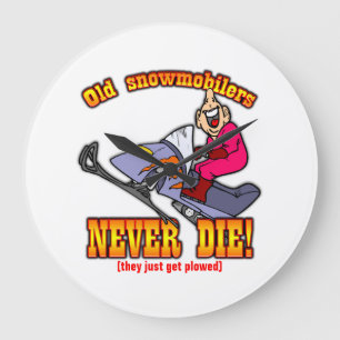 Relógio Grande Snowmobilers