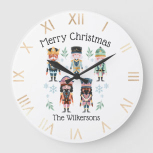 Relógio Grande Soldados de Brinquedos do Nozes de Natal