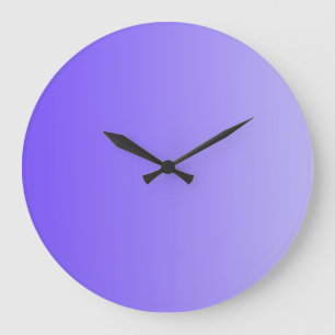 Relógio Grande SOMENTE inclinações da COR - violeta