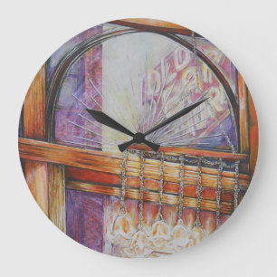 Relógio Grande Somos Todas Mães Voando À Volta Da Mesma Luz.