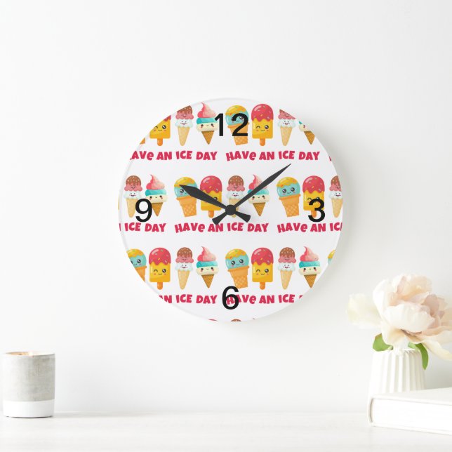 Relógio Grande sorvete (Lar)